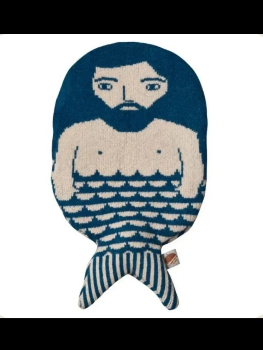 Donna Wilson Limited Merman Hot Water Bottle - Blue